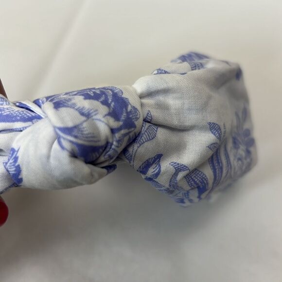 Janie and Jack 100049201 purple and white toille floral headband NWT - Picture 4 of 6